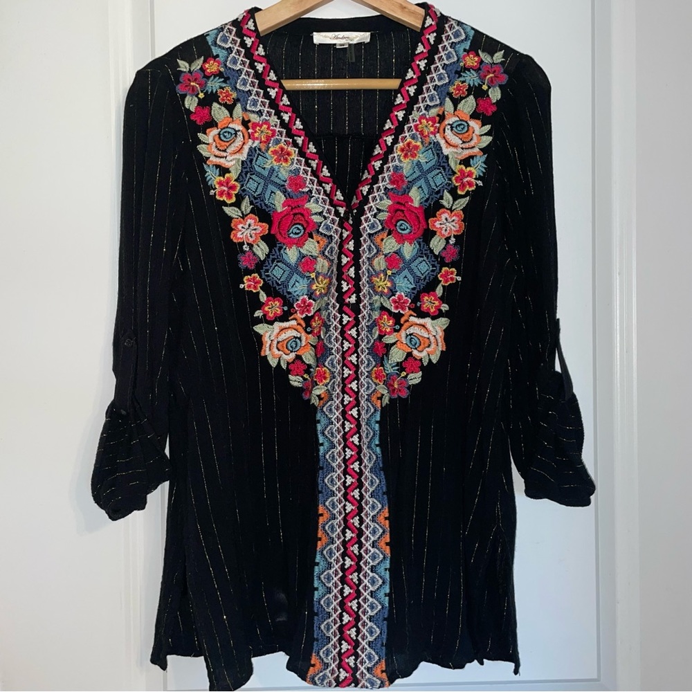Floral Embroidered Top